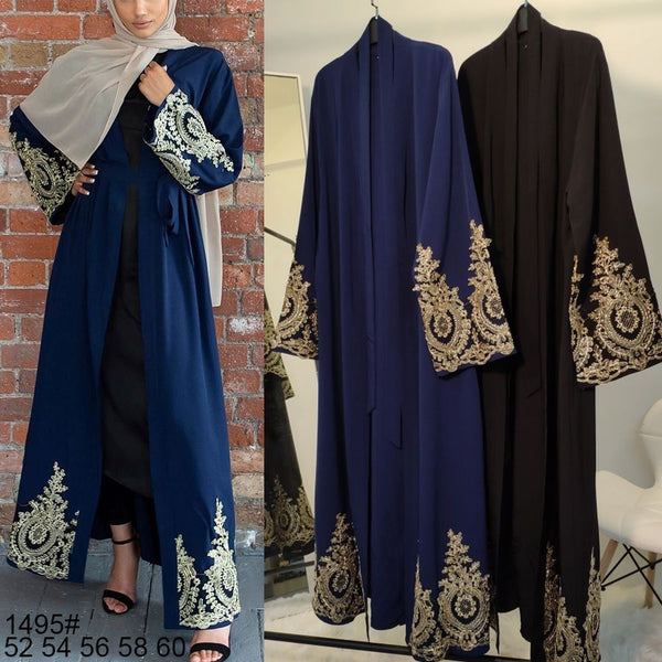 Abaya Encaje — Cárdigan Slim