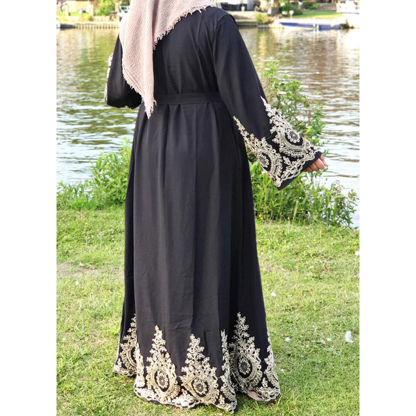 Abaya Encaje — Cárdigan Slim