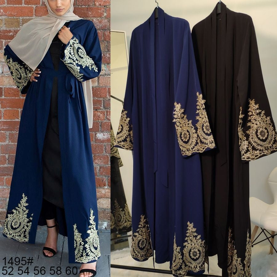 Abaya Dentelle — Cardigan Slim