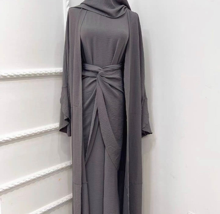 Ensemble 3 Pièces — Jupe Longue Irrégulière