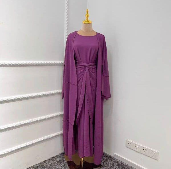 Ensemble 3 Pièces — Jupe Longue Irrégulière