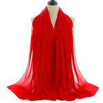 Hijab Chiffon Bulle — Uni Classique
