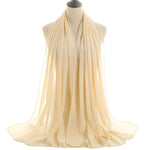 Hijab Chiffon Bulle — Uni Classique