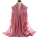 Hijab Chiffon Bulle — Uni Classique