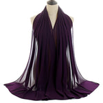 Hijab Chiffon Bulle — Uni Classique