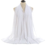 Hijab Chiffon Bulle — Uni Classique