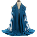 Hijab Chiffon Bulle — Uni Classique