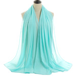 Hijab Chiffon Bulle — Uni Classique