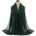 Hijab Chiffon Bulle — Uni Classique