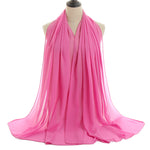 Hijab Chiffon Bulle — Uni Classique