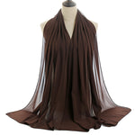 Hijab Chiffon Bulle — Uni Classique