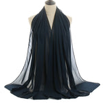 Hijab Chiffon Bulle — Uni Classique
