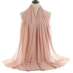 Hijab Chiffon Bulle — Uni Classique