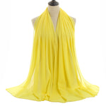 Hijab Chiffon Bulle — Uni Classique