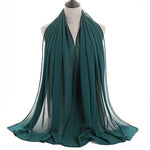 Hijab Chiffon Bulle — Uni Classique