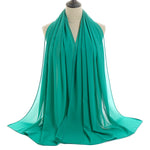 Hijab Chiffon Bulle — Uni Classique