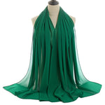 Hijab Chiffon Bulle — Uni Classique