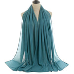 Hijab Chiffon Bulle — Uni Classique