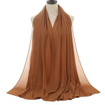 Hijab Chiffon Bulle — Uni Classique