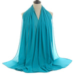 Hijab Chiffon Bulle — Uni Classique