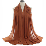 Hijab Chiffon Bulle — Uni Classique