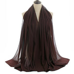 Hijab Chiffon Bulle — Uni Classique