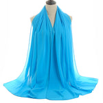 Hijab Chiffon Bulle — Uni Classique