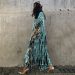 Robe de Plage — Imprimé Bleu