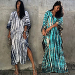 Robe de Plage — Imprimé Bleu