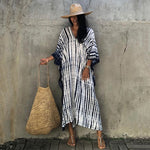 Robe de Plage — Imprimé Bleu