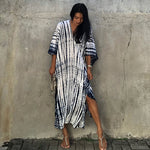 Robe de Plage — Imprimé Bleu