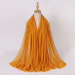 Hijab Chiffon Perlé — Uni Élégant