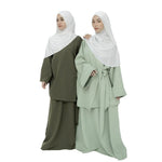 Ensemble 2 Pièces — Top & Jupe Élégante Dubai