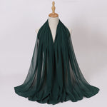 Hijab Chiffon Perlé — Uni Élégant