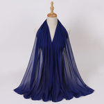 Hijab Chiffon Perlé — Uni Élégant