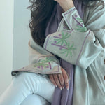 Abaya Cardigan — Broderie Turque Florale
