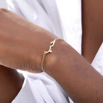 Bracelet Love Declaration — Plaqué Or 18K & Zircon