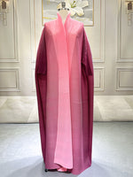 Robe Plissée — Dégradé Élégant