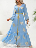 Robe Longue Bronzée — Soirée Dubai