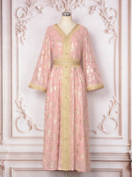 Robe de Soirée — Fleurs Dorées