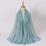 Hijab Chiffon Perlé — Uni Élégant