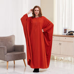 Robe Manches Chauve-Souris — Ample Fluide
