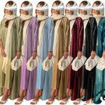 Ensemble 2 Pièces — Satin Perlé & Perles