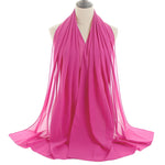 Hijab Chiffon Bulle — Uni Classique