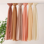 Hijab Chiffon Perlé — Uni Élégant