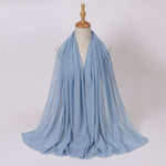 Hijab Chiffon Perlé — Uni Élégant