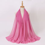 Hijab Chiffon Perlé — Uni Élégant