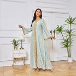 Robe de Soirée — Fleurs Dorées