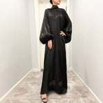 Abaya Manches Lanterne — Élégance Moderne