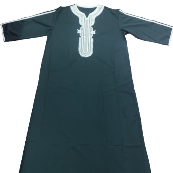 Qamis Homme — Manches Midi Dentelle